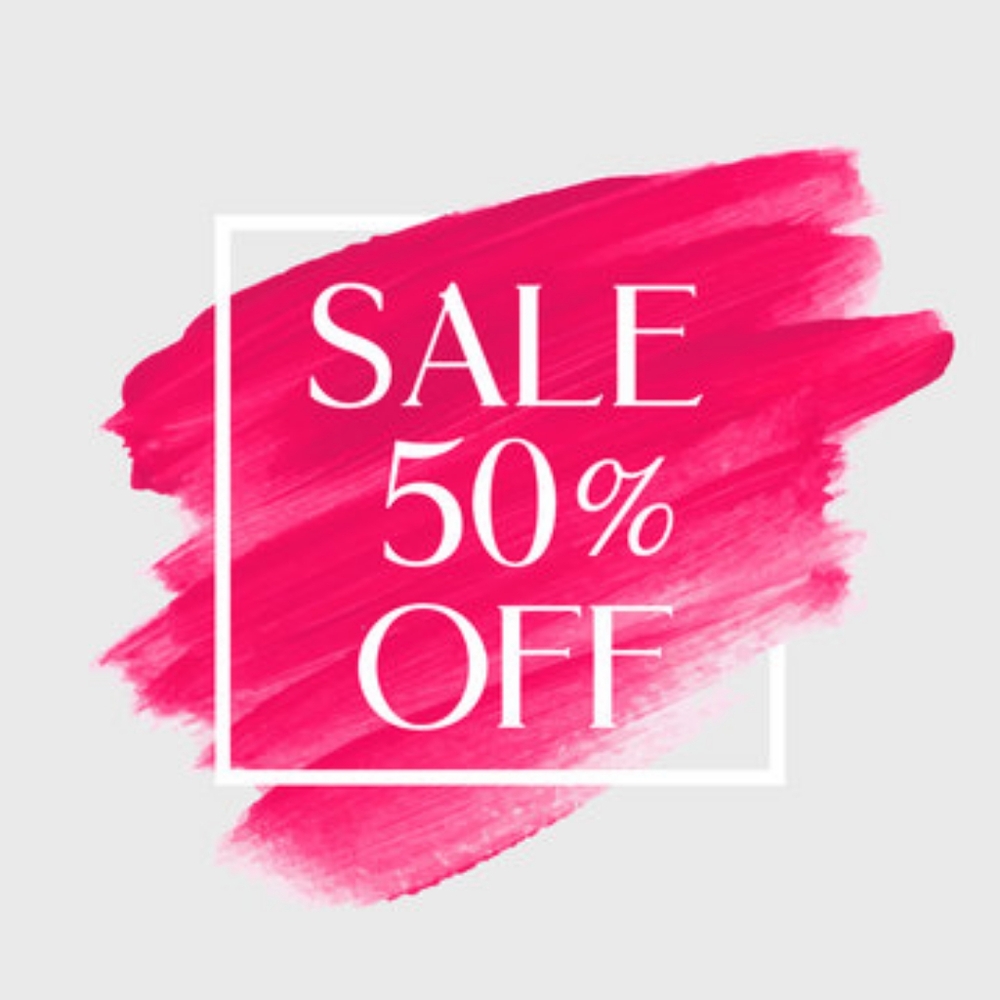 EXTRA 50% OFF EVERYTHING!